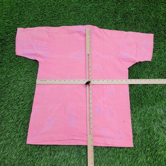 Vintage 90s Daytona Beach Shirt Womens M/L 19x25 Pink Bleached - Picture 3 of 13